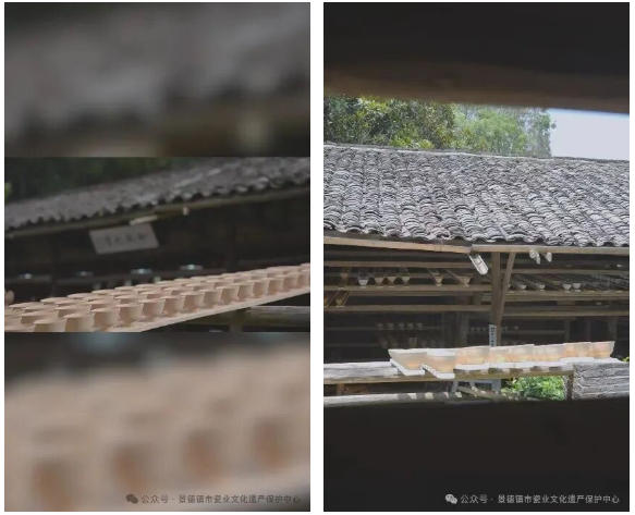 晒架塘，古窑作坊里的一道独特的风景线